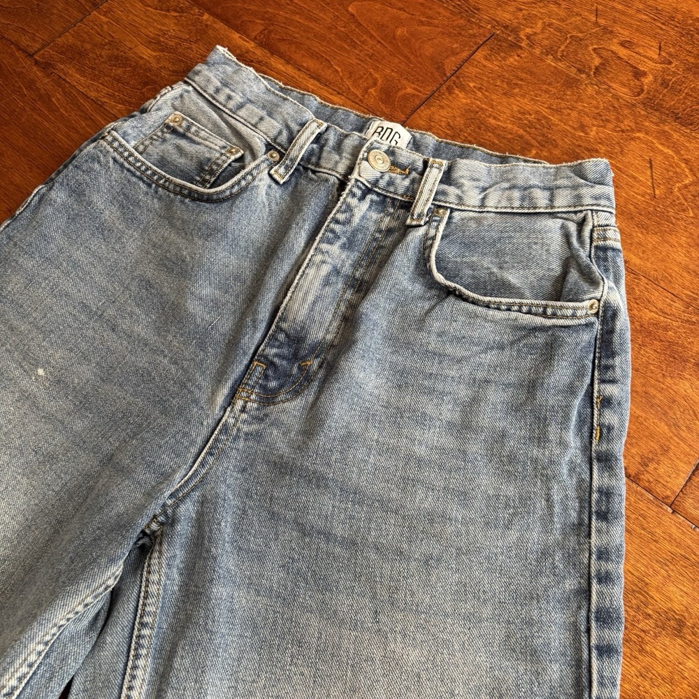 BDG Urban Outfitters Women's Jeans High Rise Baggy Blue Size-28 - Picture 4 of 15